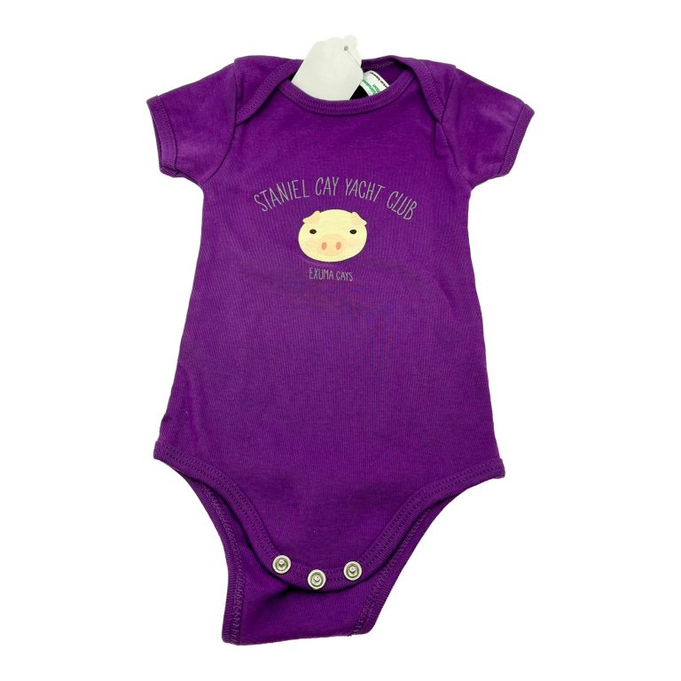 Onsie-pig-purple