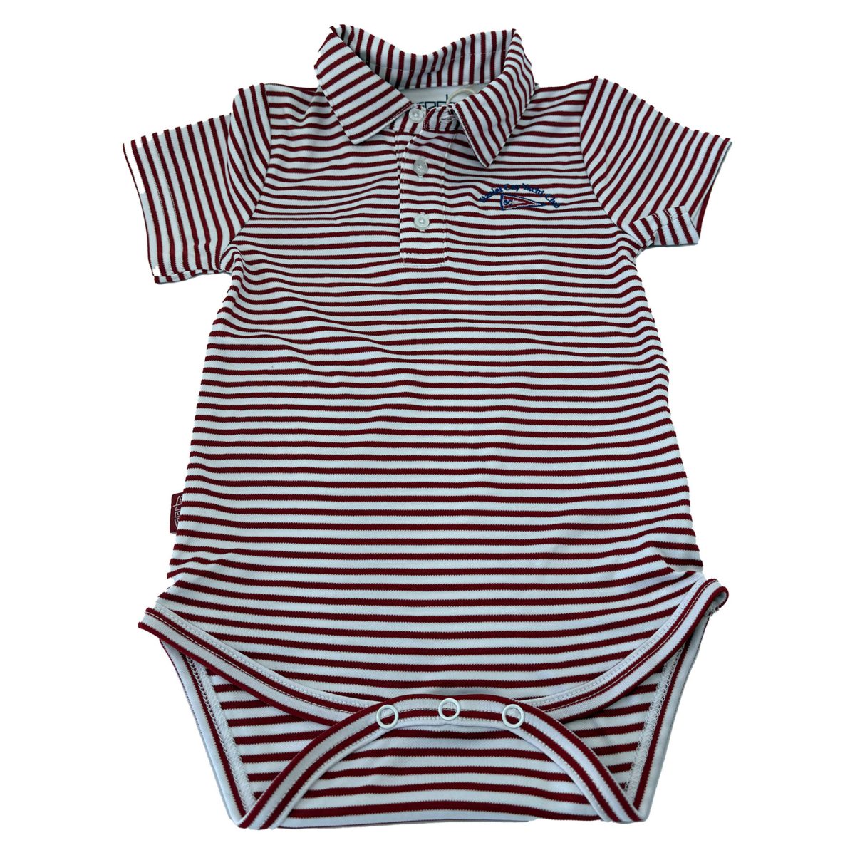 Toddler Striped Polo Onsie
