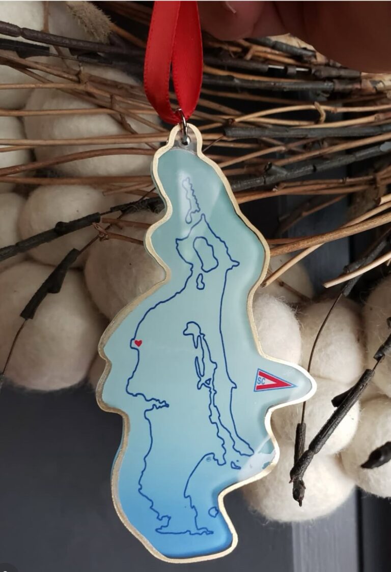 SCYC Happy Place Ornament Blues