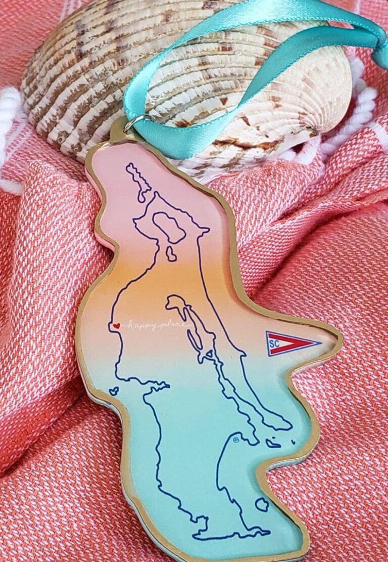 SCYC Happy Place Ornament Pinks